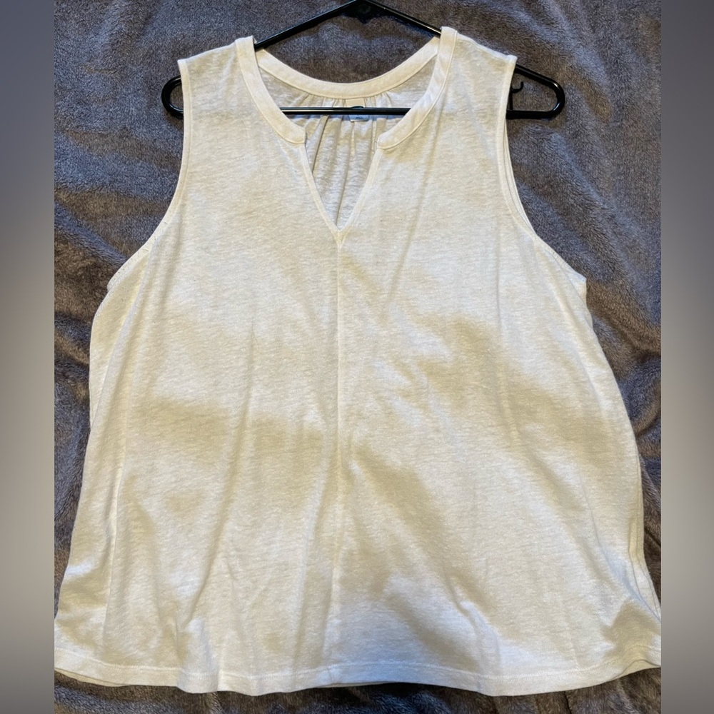 White tank top